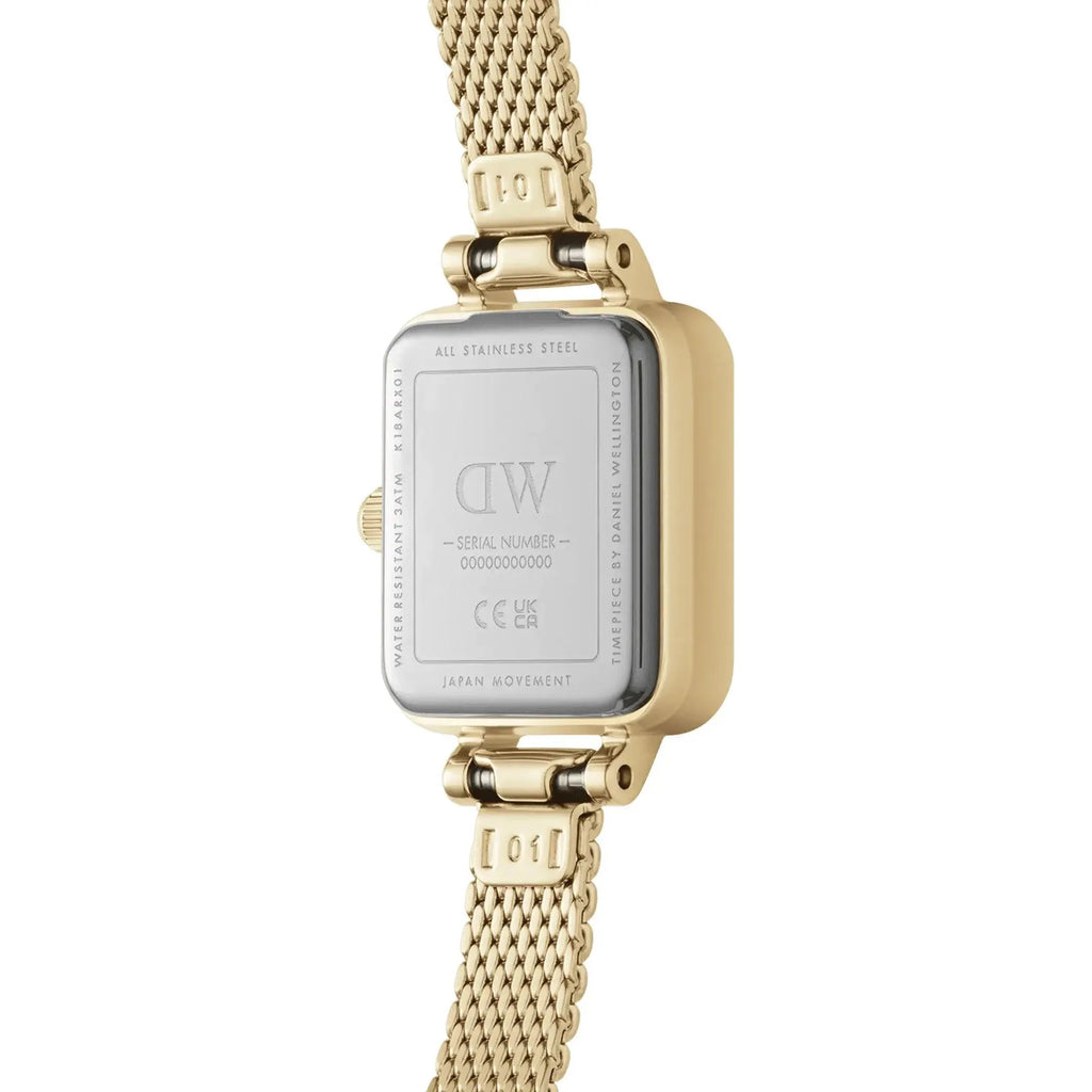 Montre Daniel Wellington - Quadro Mini Evergold Emerald - Gold