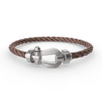FORCE LARGE HORSESHOE NO DIAMOND BRACELET SILVER
