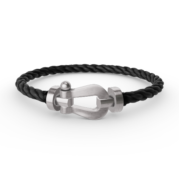 FORCE LARGE HORSESHOE NO DIAMOND BRACELET SILVER