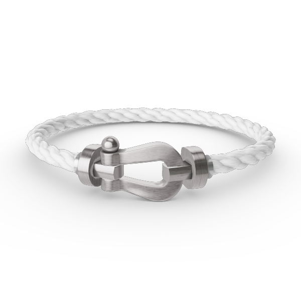 FORCE LARGE HORSESHOE NO DIAMOND BRACELET SILVER